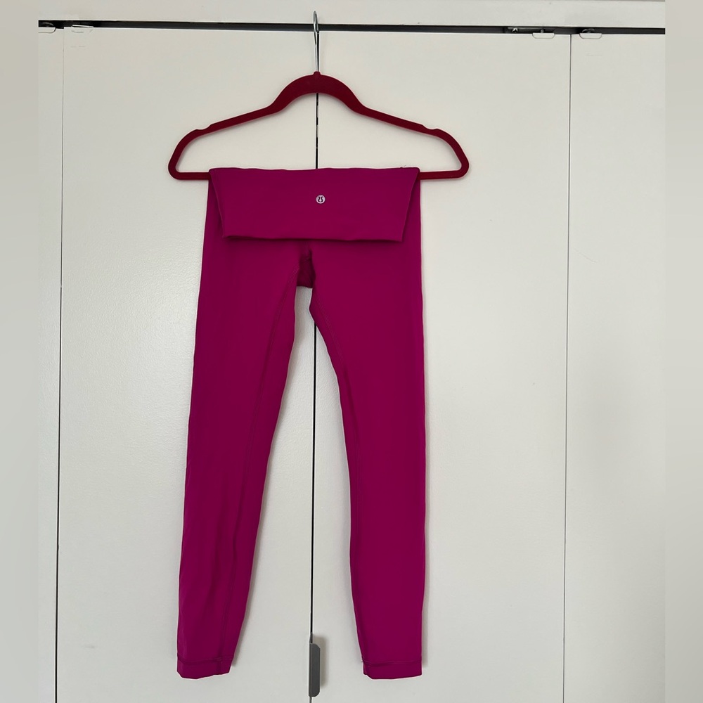Lululemon Athletica Pink Leggings. Size 4